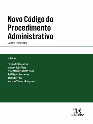 cover image of Novo Código do Procedimento Administrativo--Anotado e Comentado--8ª Edição